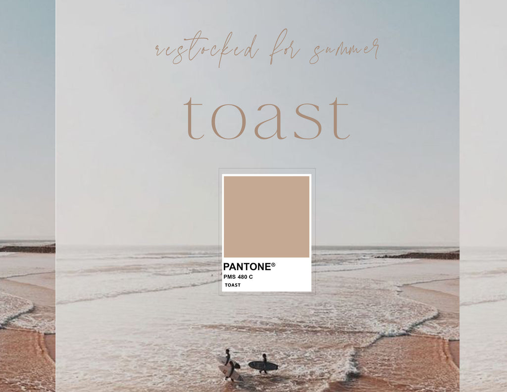 T O A S T ~ our favorite neutral is restocked