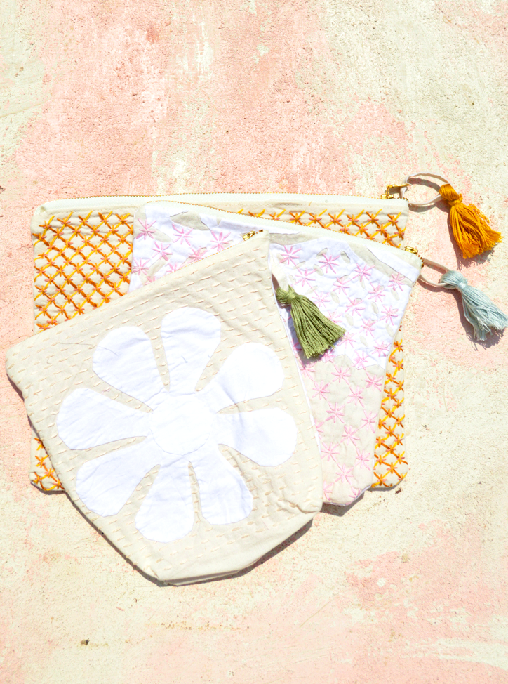 Hand Embroidered Pouch 014