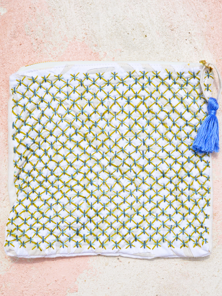 Hand Embroidered Pouch 001