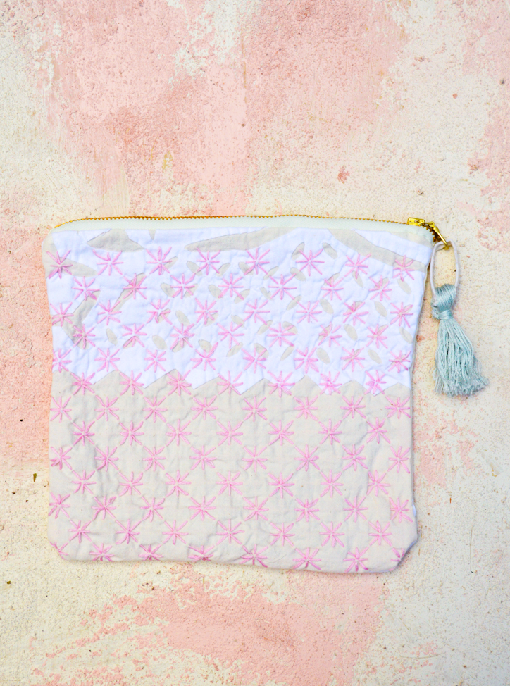 Hand Embroidered Pouch 003