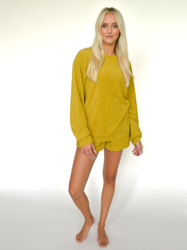 The Sundrop Pullover - Chartreuse