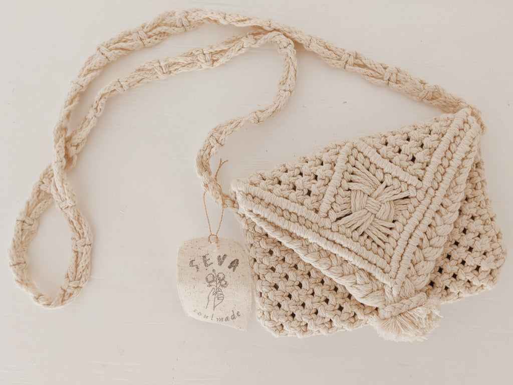 hand macrame bag