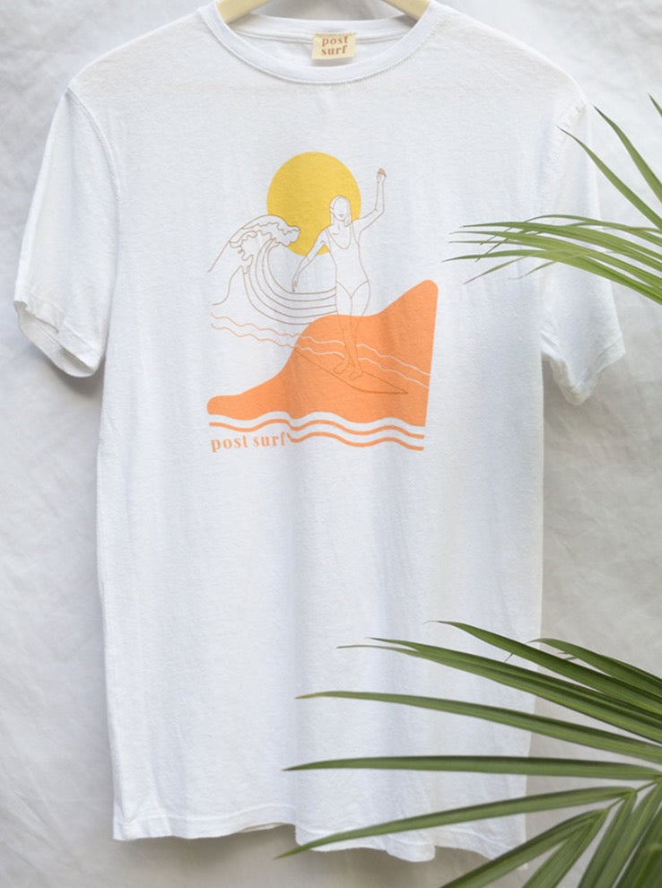surf til sunset graphic tshirt