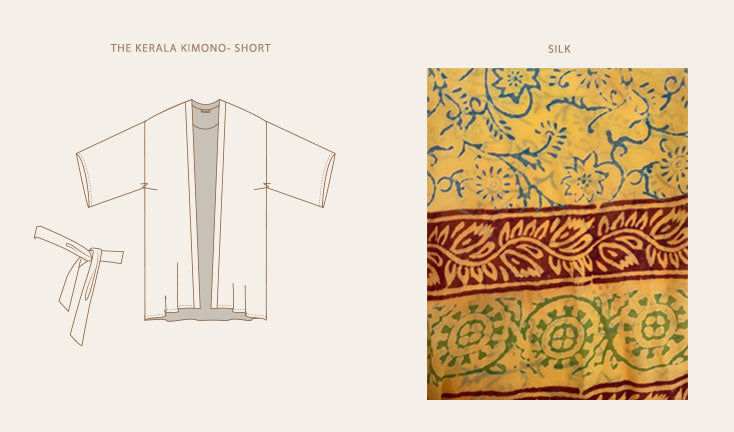 Short Kerala Kimono